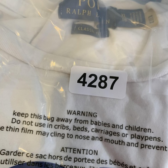 Polo Ralph Lauren Shirt Mens Extra‎ Large White Classic Fit Multicolor Graphic - Picture 11 of 11